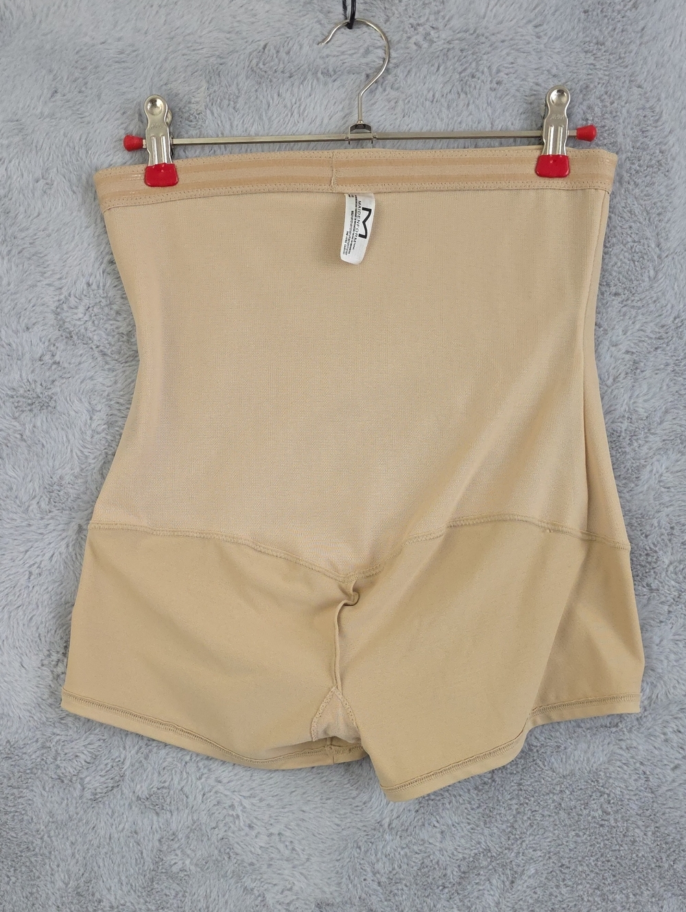 Maidenform Nude High Waist Shapewear Shorts Tummy Control Size L/6 - Picture 9 of 11